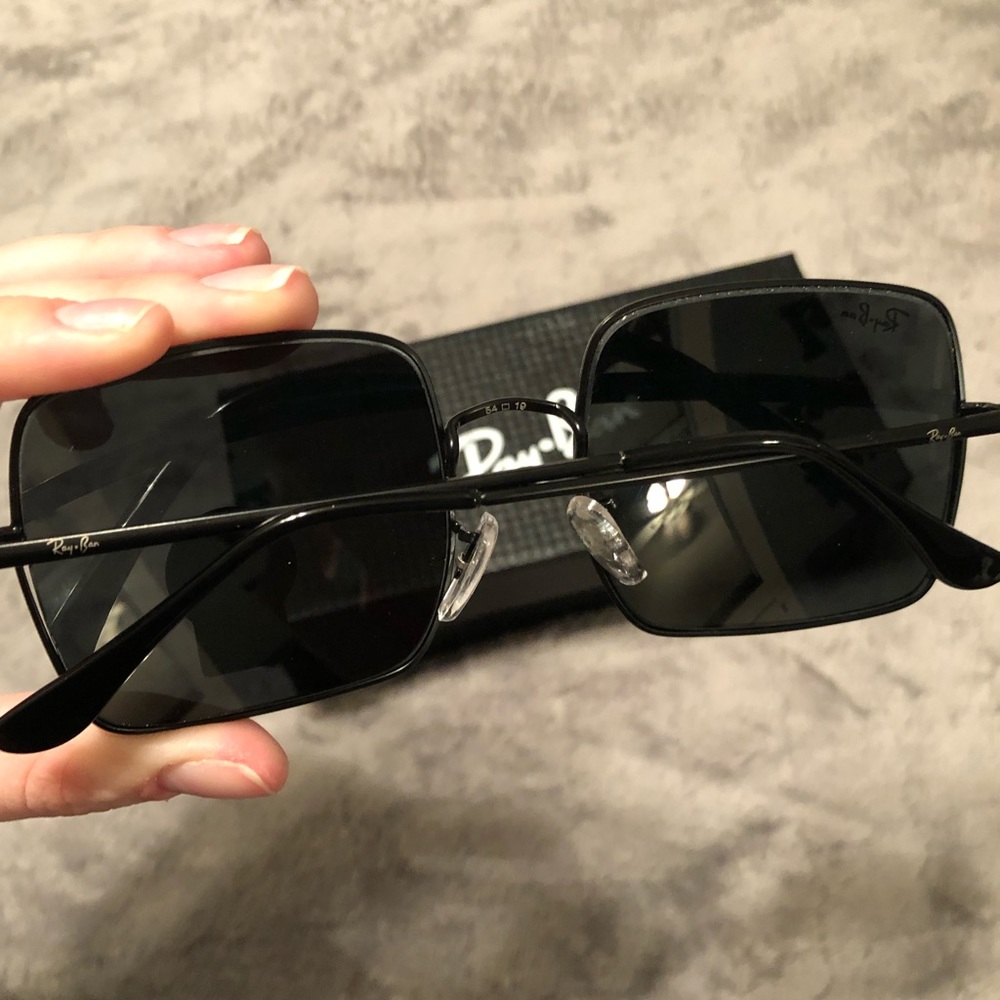 NWT Ray Bans Square G-15 black on black - Picture 5 of 8